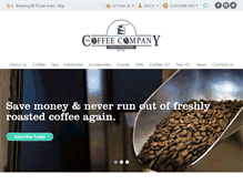 Tablet Screenshot of coffeecompany.com.au