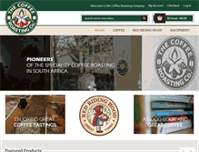 Tablet Screenshot of coffeecompany.co.za